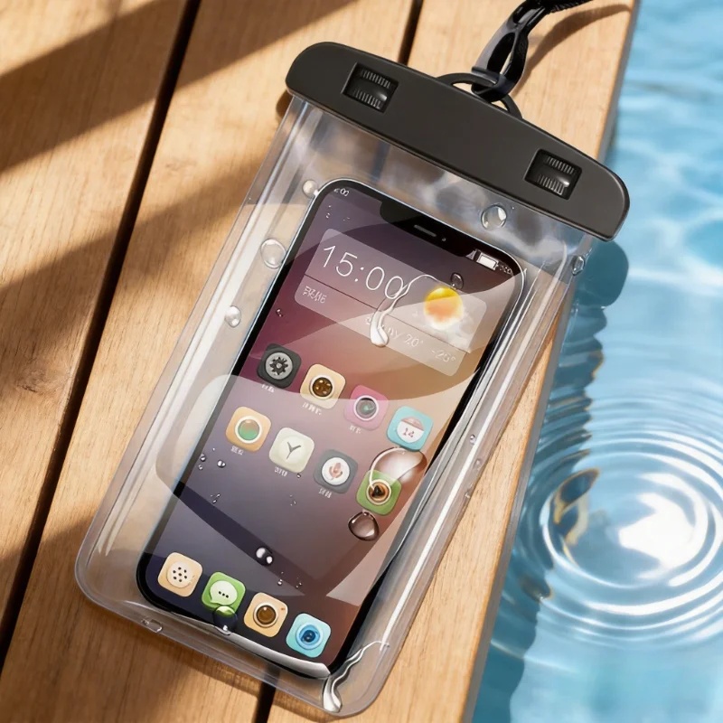 Fishing Boat Cover - 水泳用ユニバーサル防水スマホケース - iPhone 11 12 13
