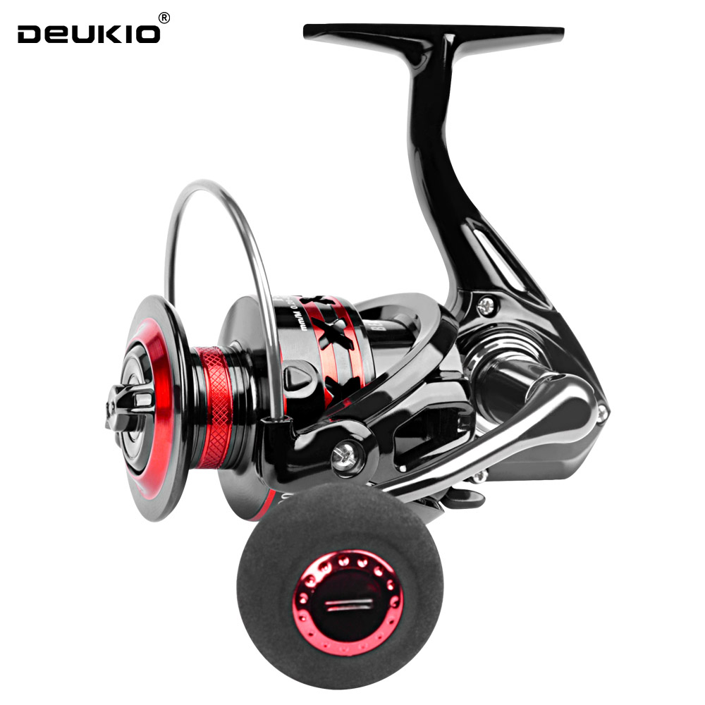 Fishing Boat Steering Wheel - Deukio-耐久性のあるボールベアリング釣りリール,金属スプール,淡水,塩水,最大抗力12kg