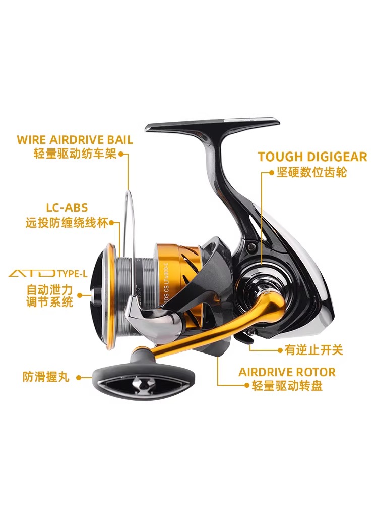 DAIWA-REVROS cs ltスピニングフィッシングリ - Kastking Reel Zephyr のレビューと価格