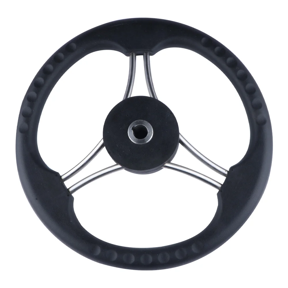 ステンレス製の海洋ステアリングホイール,ボートアクセサリー, - Fishing Boat Steering Wheel のレビューと価格