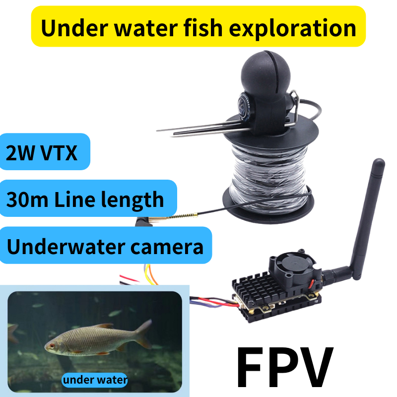 2 ワット画像伝送ワイヤレス水中魚検出カメラリモコンボートア - Fishing Boat Anchor のレビューと価格