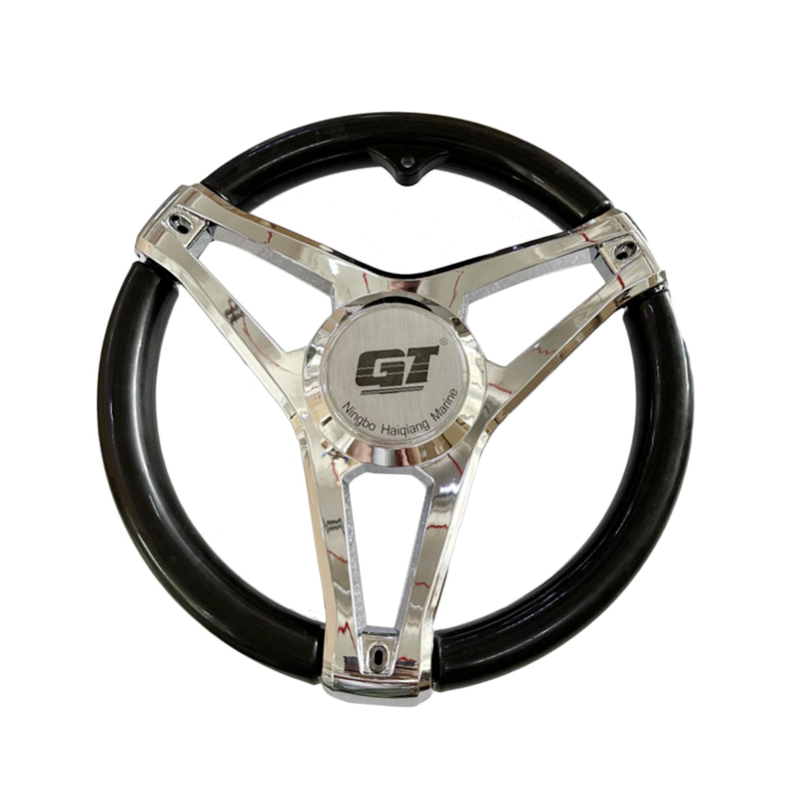 ユニバーサル 350mm マリンステアリングホイール ブラッ - Fishing Boat Steering Wheel のレビューと価格