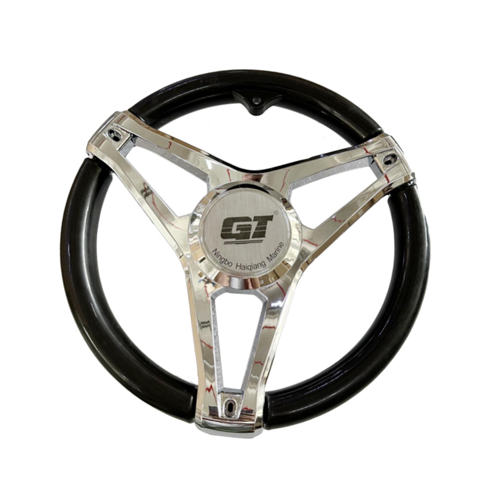 ユニバーサル 350mm マリンステアリングホイール ブラッ - Fishing Boat Steering Wheel のレビューと価格
