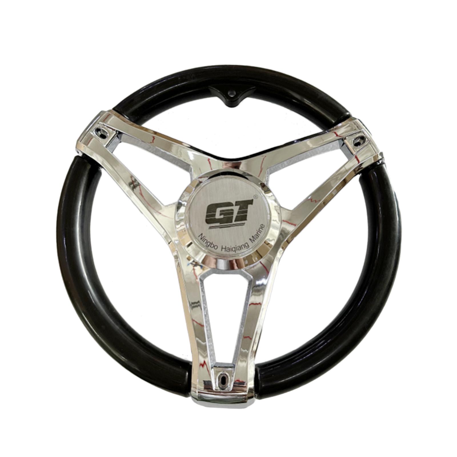 ユニバーサル 350mm マリンステアリングホイール ブラッ - Fishing Boat Steering Wheel のレビューと価格