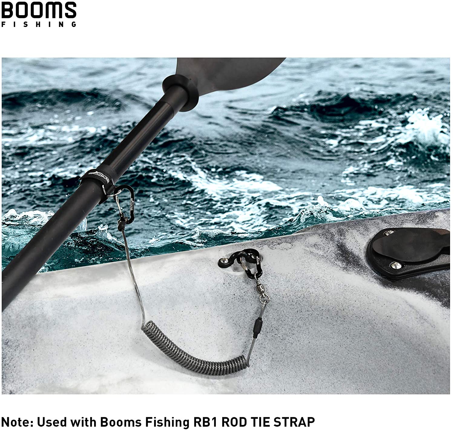 ブーム釣りt02rb1釣りロッドテザーボートカヤックパドル2 - Fishing Boat Oar のレビューと価格