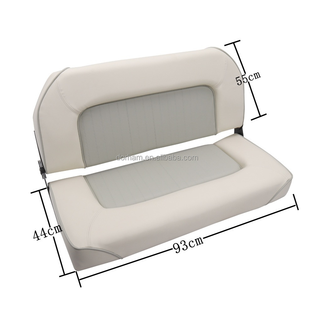 マリンダブル折りたたみ式ベンチシート、ローバック、高密度クッ - Fishing Boat Seat のレビューと価格