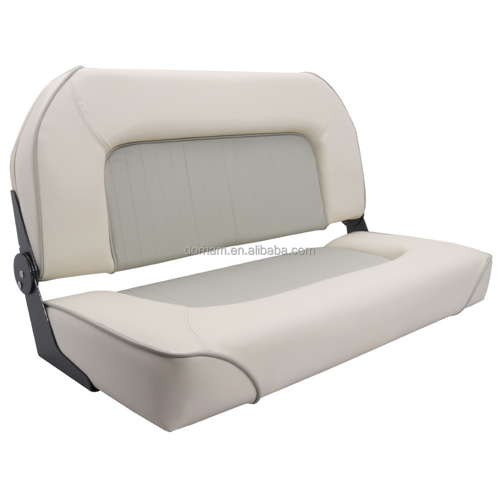 マリンダブル折りたたみ式ベンチシート、ローバック、高密度クッ - Fishing Boat Seat のレビューと価格