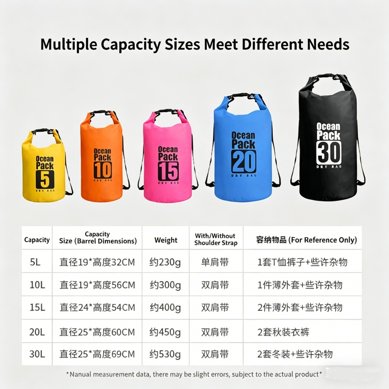 水泳用防水ドライバッグ 5L/10L/20L/30L アウト - Fishing Boat Oar のレビューと価格