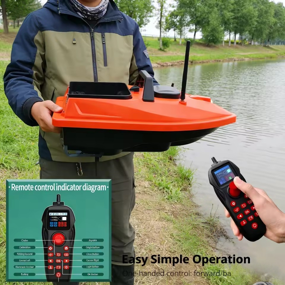 500メートル遠隔操作、1.5キロ積載可能、GPS搭載釣り餌 - Fishing Boat Anchor のレビューと価格