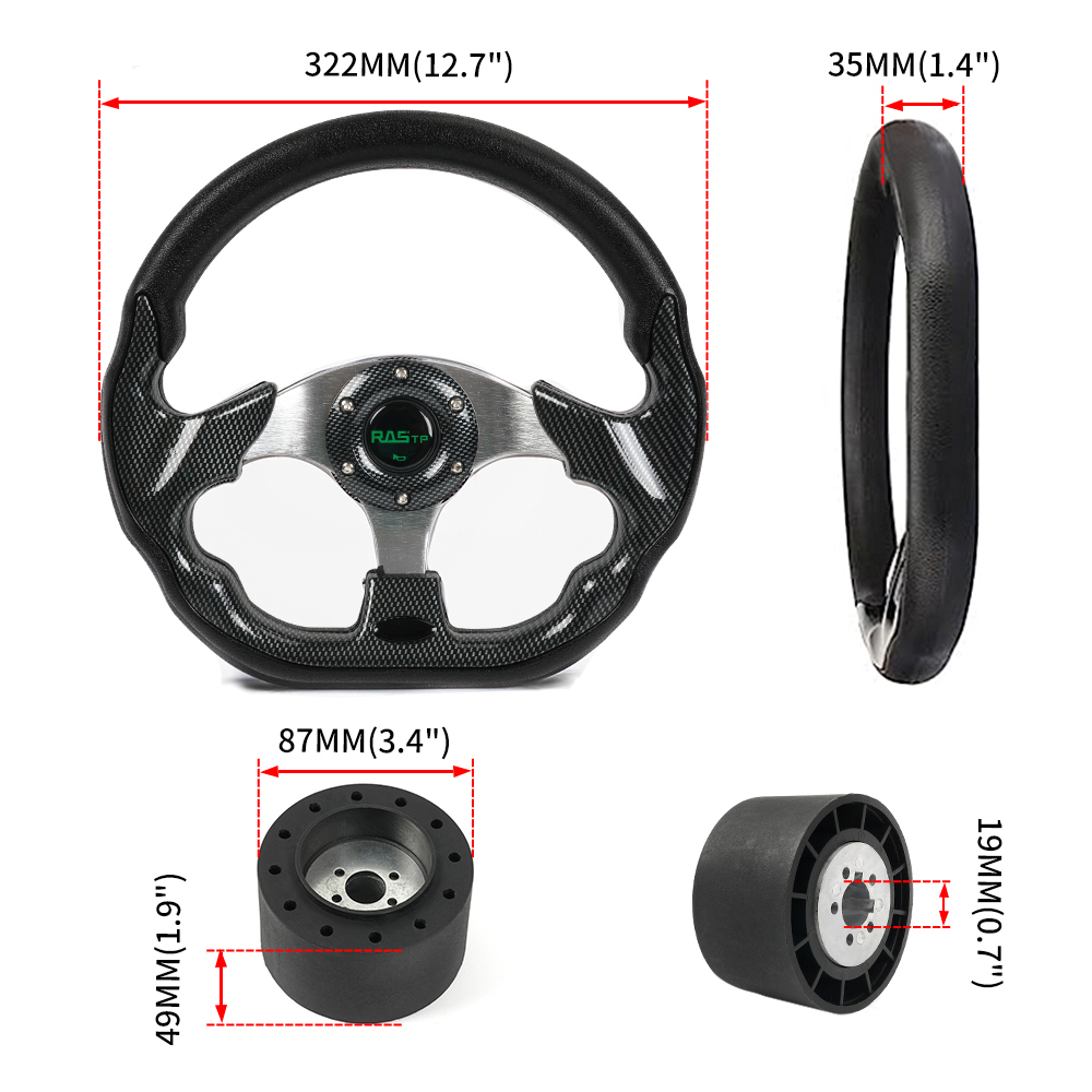 RASTP-13インチ マリンボートステアリングホイール ハ - Fishing Boat Steering Wheel のレビューと価格