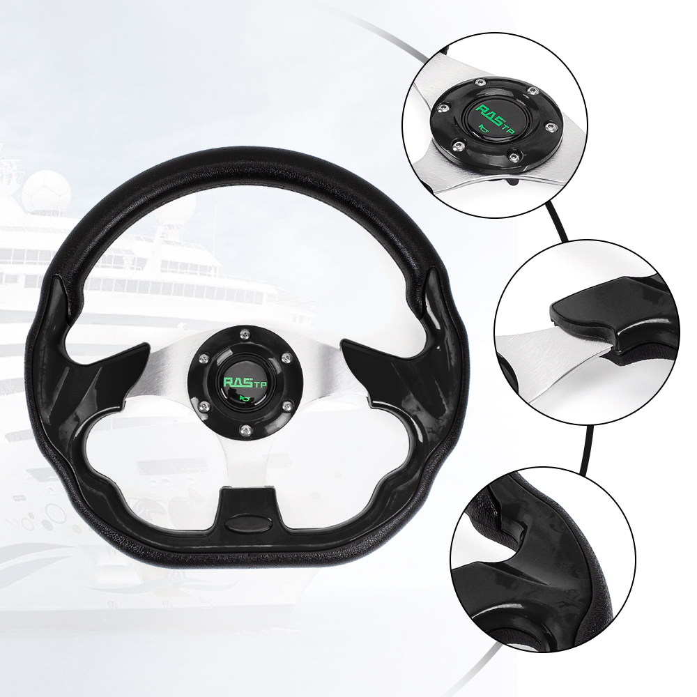 RASTP-13インチ マリンボートステアリングホイール ハ - Fishing Boat Steering Wheel のレビューと価格