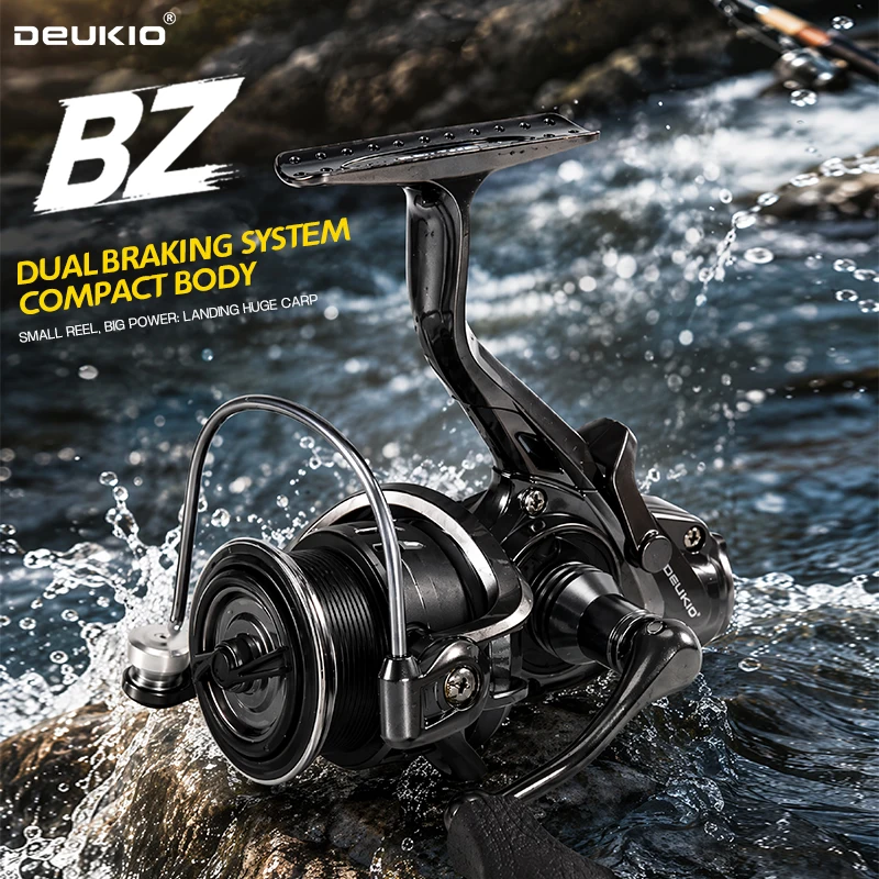 DEUKIO ミニダブルブレーキデザイン釣りスピニングリール - Fishing Boat Steering Wheel のレビューと価格
